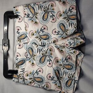 Loft size 2‎ paisley women's shorts